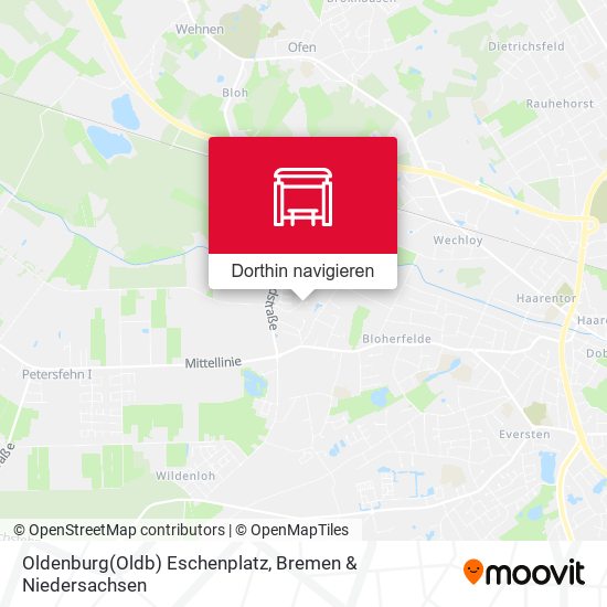 Oldenburg(Oldb) Eschenplatz Karte