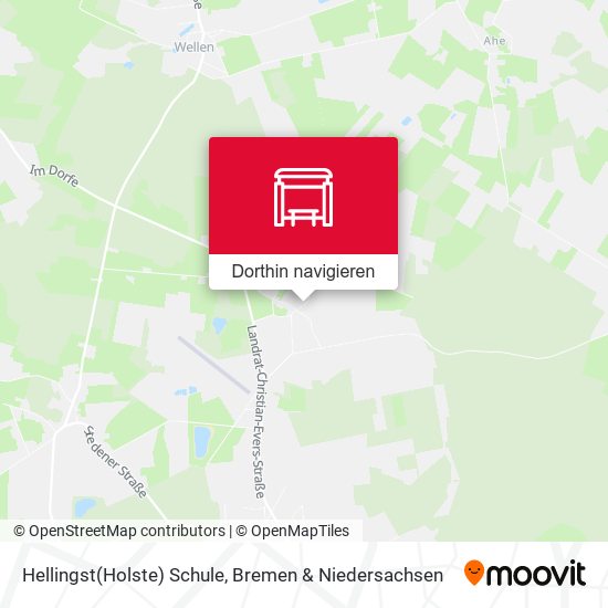 Hellingst(Holste) Schule Karte