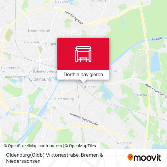 Oldenburg(Oldb) Viktoriastraße Karte