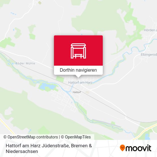 Hattorf am Harz Jüdenstraße Karte