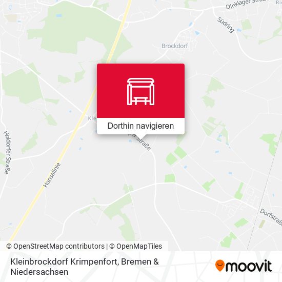 Kleinbrockdorf Krimpenfort Karte