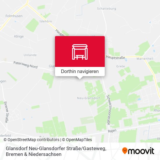 Glansdorf Neu-Glansdorfer Straße / Gasteweg Karte