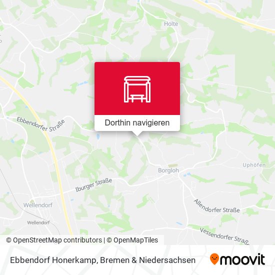 Ebbendorf Honerkamp Karte