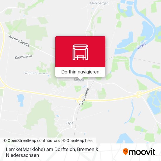 Lemke(Marklohe) am Dorfteich Karte