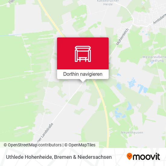 Uthlede Hohenheide Karte