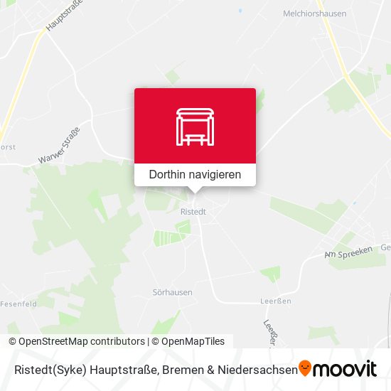Ristedt(Syke) Hauptstraße Karte
