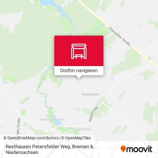 Resthausen Petersfelder Weg Karte