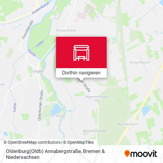 Oldenburg(Oldb) Annabergstraße Karte