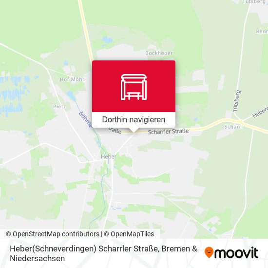 Heber(Schneverdingen) Scharrler Straße Karte