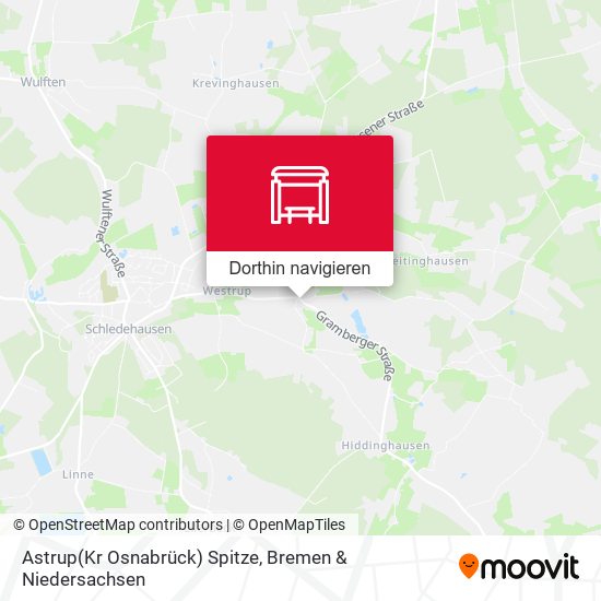 Astrup(Kr Osnabrück) Spitze Karte