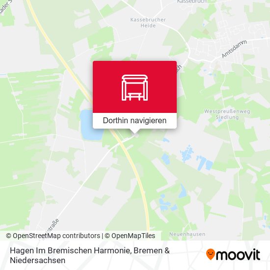 Hagen Im Bremischen Harmonie Karte