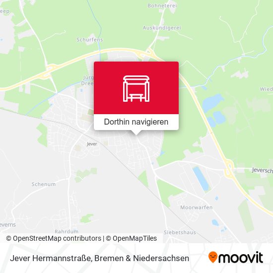 Jever Hermannstraße Karte