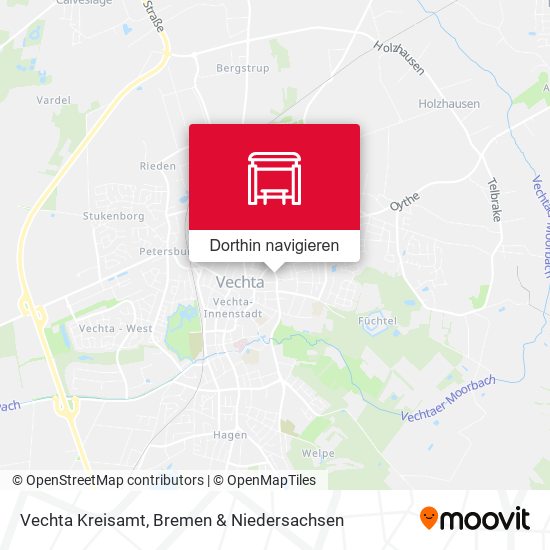 Vechta Kreisamt Karte