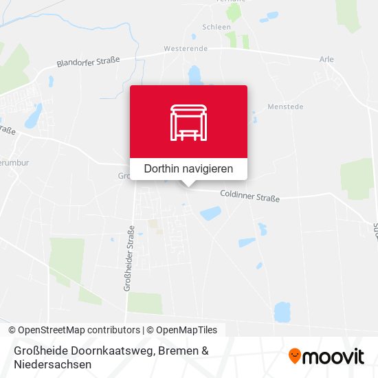 Großheide Doornkaatsweg Karte