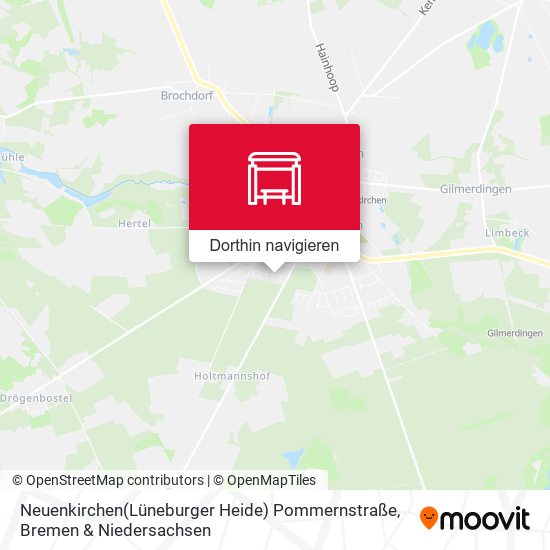 Neuenkirchen(Lüneburger Heide) Pommernstraße Karte