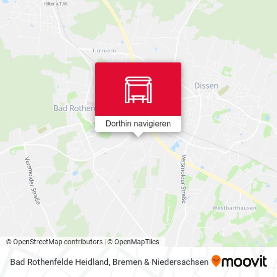 Bad Rothenfelde Heidland Karte