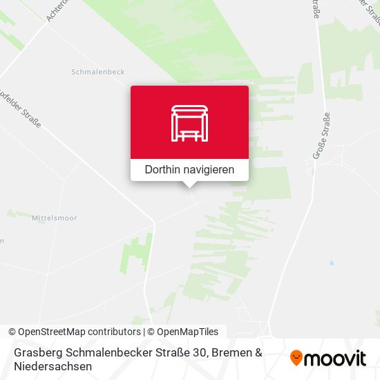 Grasberg Schmalenbecker Straße 30 Karte