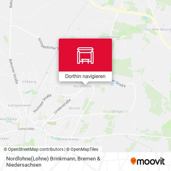 Nordlohne(Lohne) Brinkmann Karte