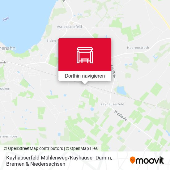 Kayhauserfeld Mühlenweg / Kayhauser Damm Karte
