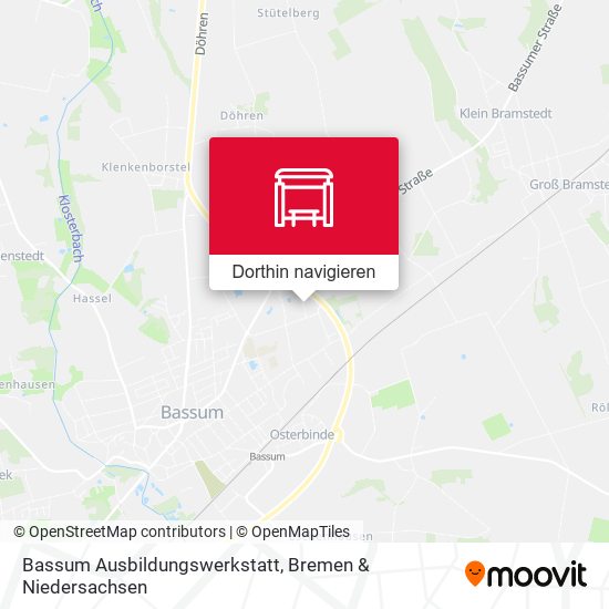 Bassum Ausbildungswerkstatt Karte