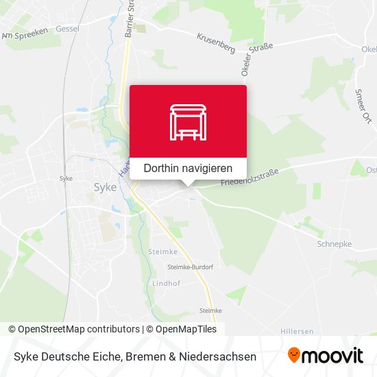 Syke Deutsche Eiche Karte