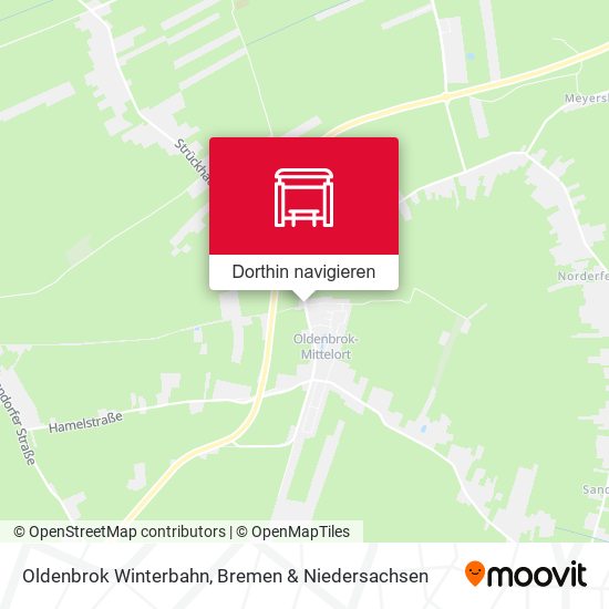 Oldenbrok Winterbahn Karte