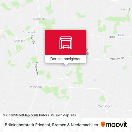 Brüninghorstedt Friedhof Karte