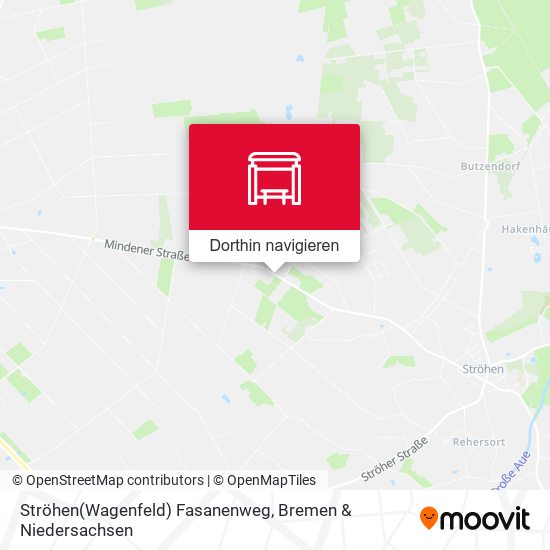Ströhen(Wagenfeld) Fasanenweg Karte