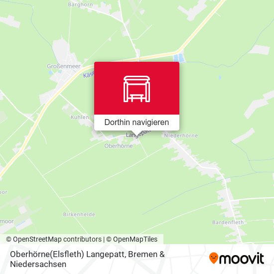 Oberhörne(Elsfleth) Langepatt Karte