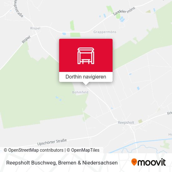 Reepsholt Buschweg Karte