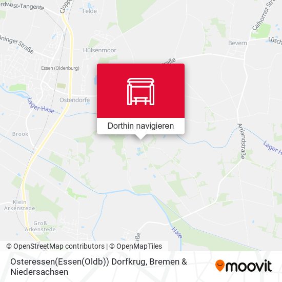 Osteressen(Essen(Oldb)) Dorfkrug Karte