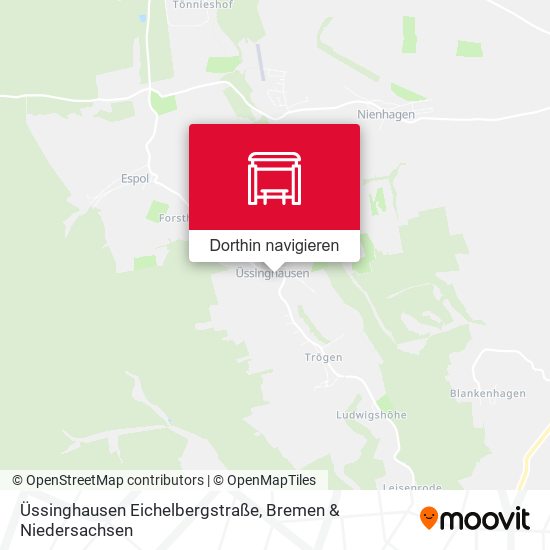Üssinghausen Eichelbergstraße Karte