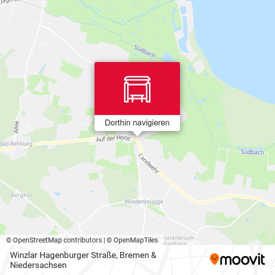 Winzlar Hagenburger Straße Karte