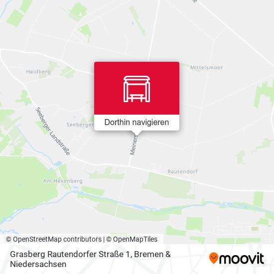 Grasberg Rautendorfer Straße 1 Karte