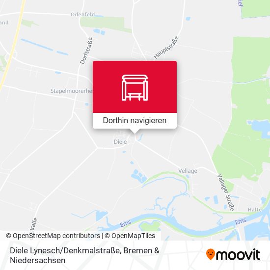 Diele Lynesch/Denkmalstraße Karte