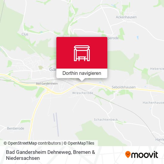 Bad Gandersheim Dehneweg Karte