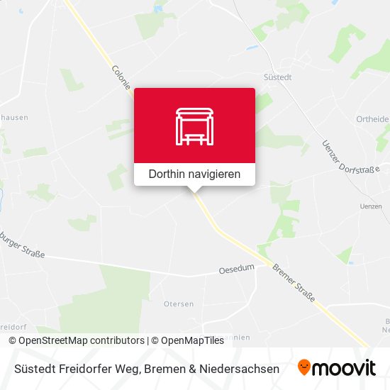 Süstedt Freidorfer Weg Karte