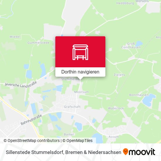 Sillenstede Stummelsdorf Karte