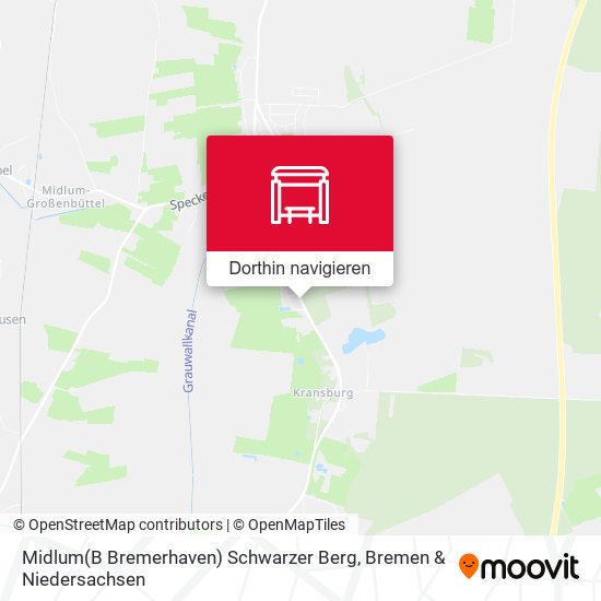 Midlum(B Bremerhaven) Schwarzer Berg Karte