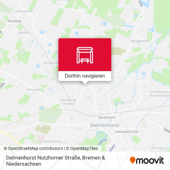 Delmenhorst Nutzhorner Straße Karte