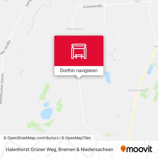 Halenhorst Grüner Weg Karte