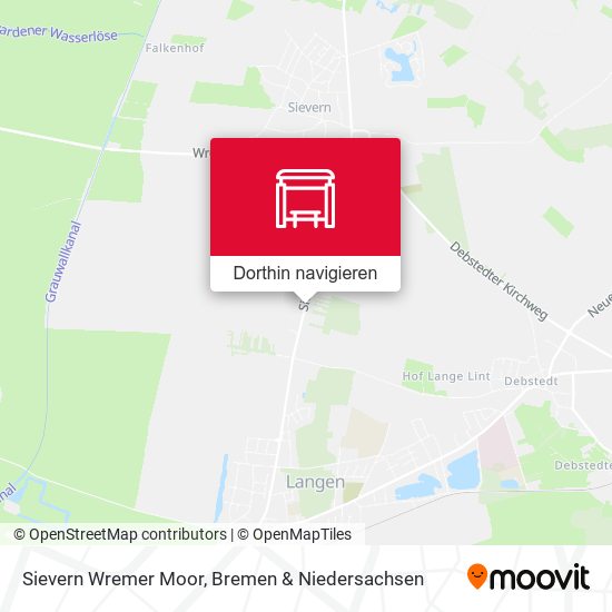 Sievern Wremer Moor Karte