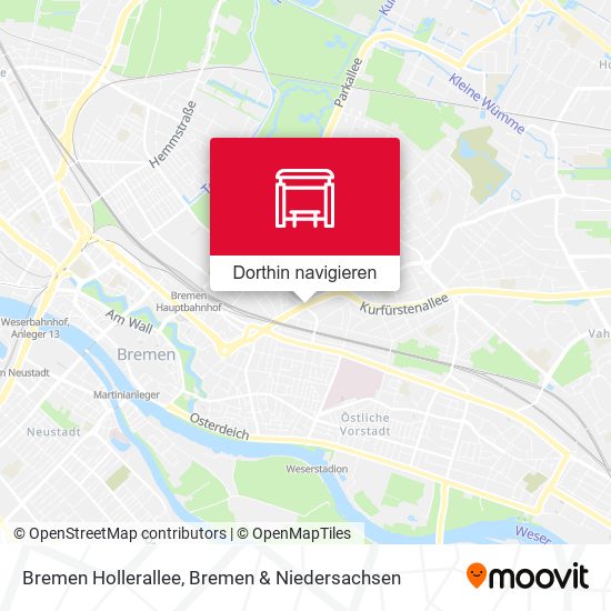 Bremen Hollerallee Karte