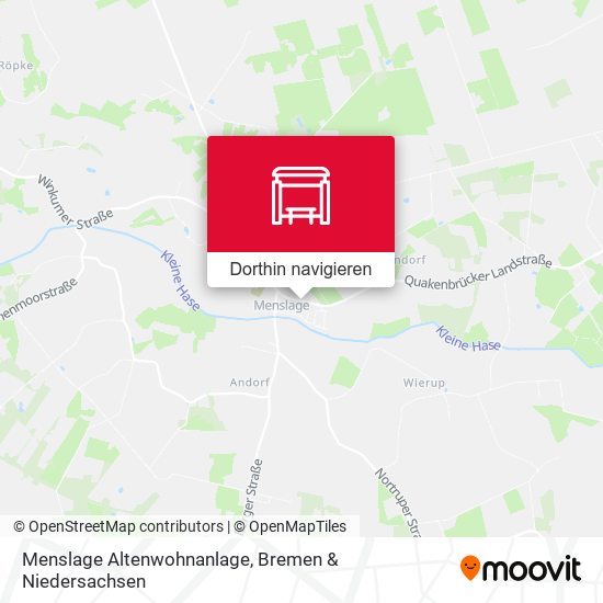 Menslage Altenwohnanlage Karte