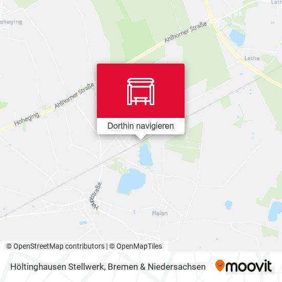 Höltinghausen Stellwerk Karte