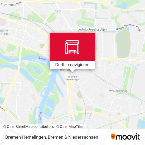 Bremen-Hemelingen Karte