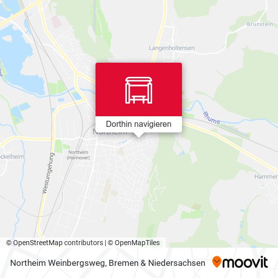 Northeim Weinbergsweg Karte