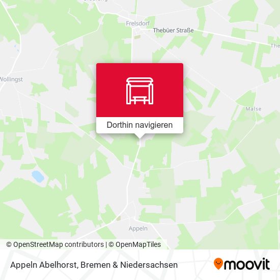 Appeln Abelhorst Karte