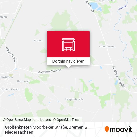 Großenkneten Moorbeker Straße Karte