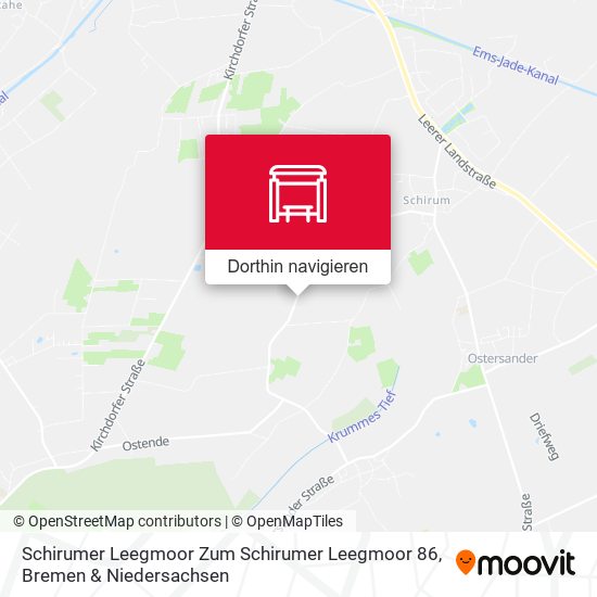 Schirumer Leegmoor Zum Schirumer Leegmoor 86 Karte